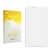 Front side of a product packaging with the brand logo upscreen. Next to it is the corresponding screen protector.