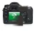 Image of the device Pentax K10D with a wide variety of screen protectors.