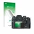Front side of a product packaging with the brand logo upscreen. Next to it is the device Konica Minolta Dynax 7D shown with th