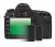 Image of the device Canon EOS 5D Mark II with a wide variety of screen protectors.