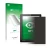 Front side of a product packaging with the brand logo upscreen. Next to it is the device Kobo Aura shown with the correspondin