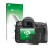 Front side of a product packaging with the brand logo upscreen. Next to it is the device Nikon D610 shown with the correspondi