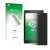 Front side of a product packaging with the brand logo upscreen. Next to it is the device Amazon Fire HD 8 2017 shown with the 