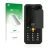 Front side of a product packaging with the brand logo upscreen. Next to it is the device Caterpillar Cat B30 shown with the co