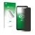 Front side of a product packaging with the brand logo upscreen. Next to it is the device LG Q6 shown with the corresponding sc