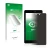 Front side of a product packaging with the brand logo upscreen. Next to it is the device Tecno DroiPad 7D shown with the corre
