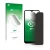 Front side of a product packaging with the brand logo upscreen. Next to it is the device Gigaset GS110 shown with the correspo