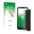 Front side of a product packaging with the brand logo upscreen. Next to it is the device Emporia Smart 5 shown with the corres