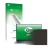 Front side of a product packaging with the brand logo upscreen. Next to it is the device Dell Precision 5570 Touch shown with 