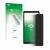 Front side of a product packaging with the brand logo upscreen. Next to it is the device Hisense A9 shown with the correspondi