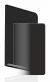 Image of the device Ledger Stax crypto wallet with a wide variety of screen protectors.
