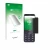 Front side of a product packaging with the brand logo upscreen. Next to it is the device BlindShell Classic 3 shown with the c