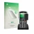 Front side of a product packaging with the brand logo upscreen. Next to it is the device Artfone A400 Pro 4G shown with the co