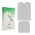 Front side of a product packaging with the brand logo upscreen. Next to it is the corresponding screen protector.