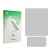 Front side of a product packaging with the brand logo upscreen. Next to it is the corresponding screen protector.
