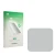 Front side of a product packaging with the brand logo upscreen. Next to it is the corresponding screen protector.
