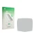 Front side of a product packaging with the brand logo upscreen. Next to it is the corresponding screen protector.