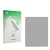 Front side of a product packaging with the brand logo upscreen. Next to it is the corresponding screen protector.