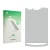 Front side of a product packaging with the brand logo upscreen. Next to it is the corresponding screen protector.