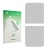 Front side of a product packaging with the brand logo upscreen. Next to it is the corresponding screen protector.