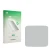 Front side of a product packaging with the brand logo upscreen. Next to it is the corresponding screen protector.