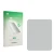 Front side of a product packaging with the brand logo upscreen. Next to it is the corresponding screen protector.