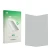 Front side of a product packaging with the brand logo upscreen. Next to it is the corresponding screen protector.