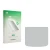 Front side of a product packaging with the brand logo upscreen. Next to it is the corresponding screen protector.