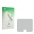 Front side of a product packaging with the brand logo upscreen. Next to it is the corresponding screen protector.