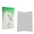 Front side of a product packaging with the brand logo upscreen. Next to it is the corresponding screen protector.