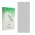 Front side of a product packaging with the brand logo upscreen. Next to it is the corresponding screen protector.