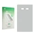 Front side of a product packaging with the brand logo upscreen. Next to it is the corresponding screen protector.