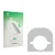 Front side of a product packaging with the brand logo upscreen. Next to it is the corresponding screen protector.