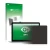 Front side of a product packaging with the brand logo upscreen. Next to it is the device Apple MacBook 12" (Early 2015) shown 