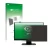 Front side of a product packaging with the brand logo upscreen. Next to it is the device Iiyama ProLite T2252MSC-B1 shown with
