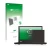 Front side of a product packaging with the brand logo upscreen. Next to it is the device Lenovo ThinkPad P15 shown with the co
