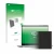 Front side of a product packaging with the brand logo upscreen. Next to it is the device Framework Laptop 13 shown with the co
