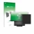 Front side of a product packaging with the brand logo upscreen. Next to it is the device Blackview Table 10 23.8" shown with t