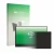 Front side of a product packaging with the brand logo upscreen. Next to it is the device Lenovo L16 Mobile Monitor 16" shown w