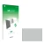 Front side of a product packaging with the brand logo upscreen. Next to it is the corresponding screen protector.