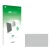 Front side of a product packaging with the brand logo upscreen. Next to it is the corresponding screen protector.
