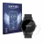Front side of a product packaging with the brand logo Savvies. Next to it is the device Watches (Circular, ø: 38 mm) shown wit