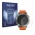 Front side of a product packaging with the brand logo Savvies. Next to it is the device Garmin Fenix 6 Pro shown with the corr