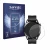 Front side of a product packaging with the brand logo Savvies. Next to it is the device Huawei Watch GT 3 (46 mm) shown with t