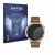 Front side of a product packaging with the brand logo Savvies. Next to it is the device Huawei Watch GT 4 (46mm) shown with th