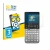 Front side of a product packaging with the brand logo BROTECT. Next to it is the device HP Prime shown with the corresponding 