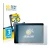 Front side of a product packaging with the brand logo BROTECT. Next to it is the device Samsung Galaxy Book 10.6 shown with th