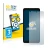 Front side of a product packaging with the brand logo BROTECT. Next to it is the device Google Pixel 2 XL shown with the corre