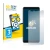 Front side of a product packaging with the brand logo BROTECT. Next to it is the device HTC U12 Plus shown with the correspond
