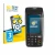 Front side of a product packaging with the brand logo BROTECT. Next to it is the device ingenico Move/5000 shown with the corr